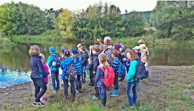 Grundschule Rothenstein interessiert sich für die Saale